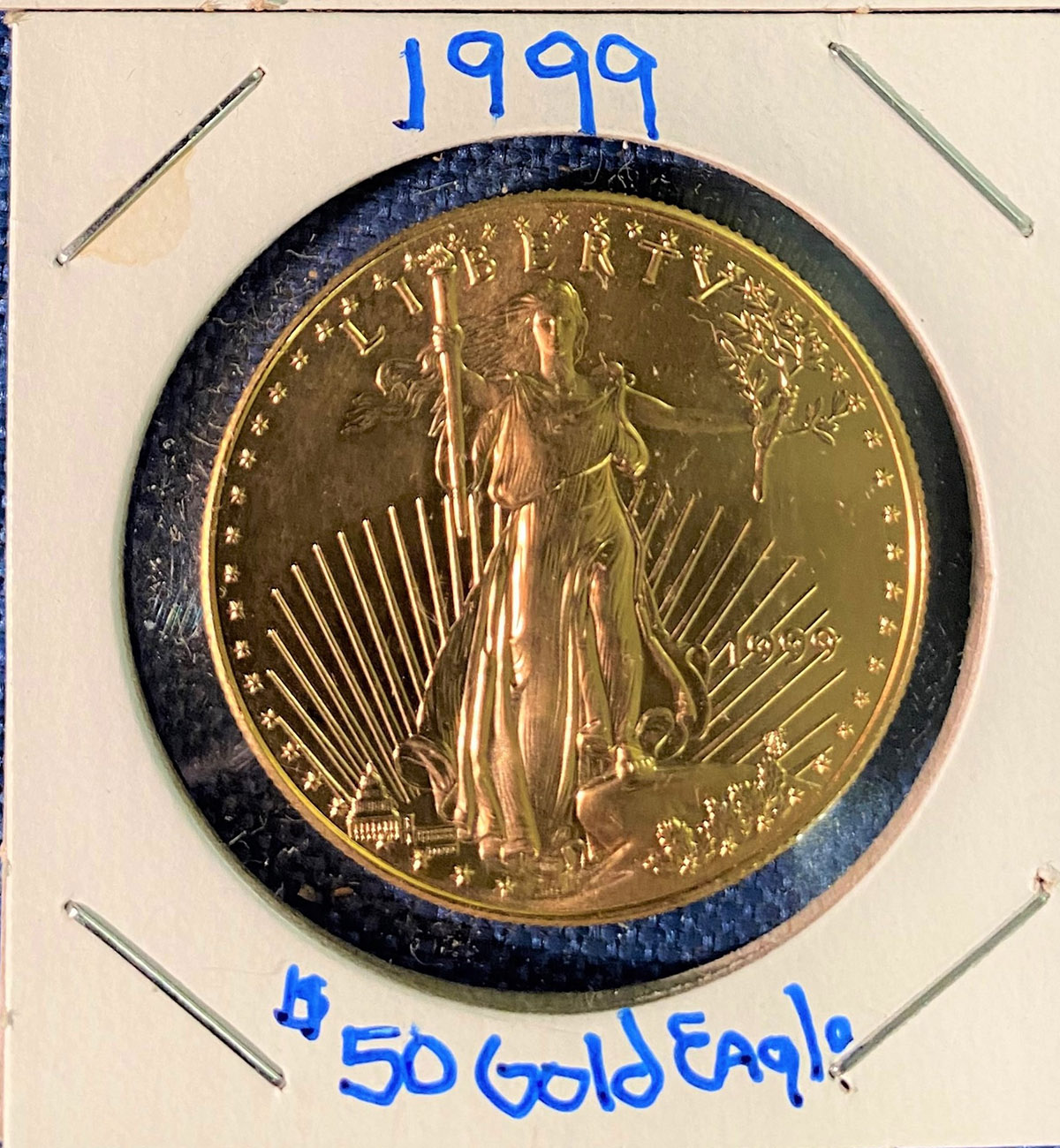 1999 $50 Gold Coin $2,415